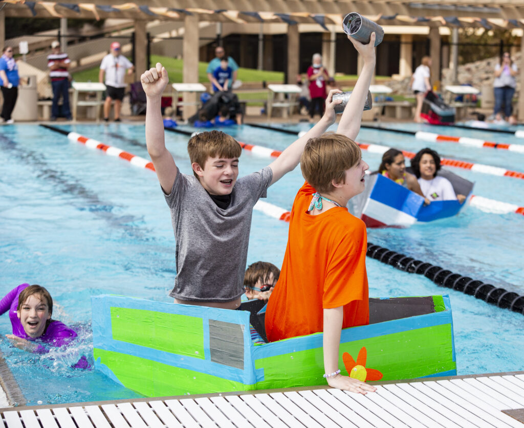 UTPB STEM Academy Middle School Cardboard Boat Races - Odessa American