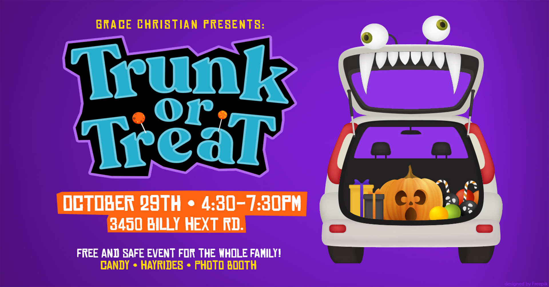 christian trunk or treat