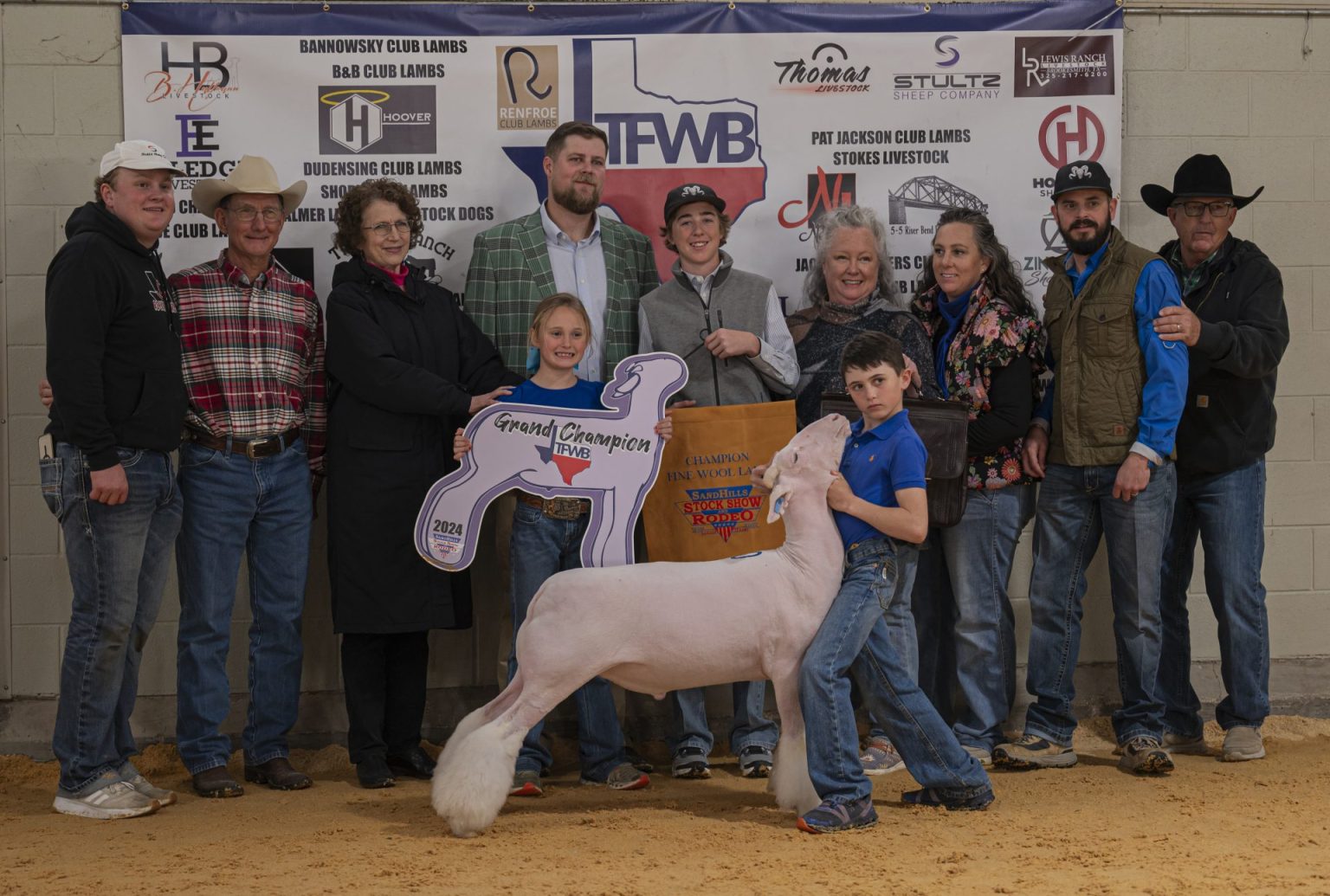 PHOTO GALLERY 2024 SandHills Stock Show and Rodeo Lamb Show Odessa