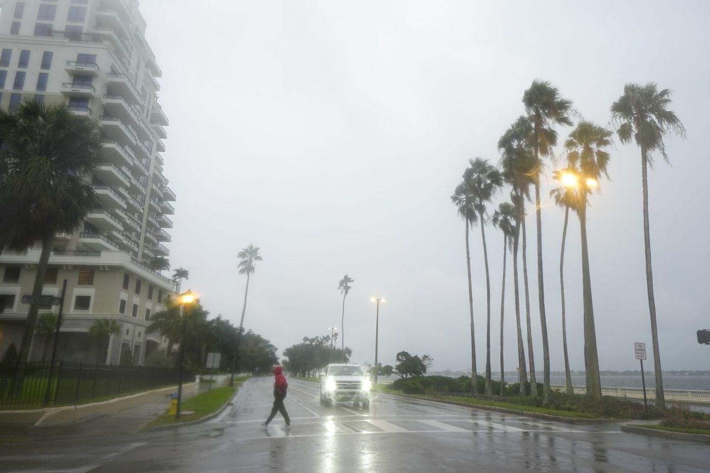 Dire warnings to flee as Hurricane Milton begins to lash Florida 'This